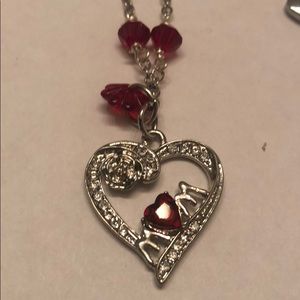 NWOT. Mother’s Day Gift Heart Mom With Earrings